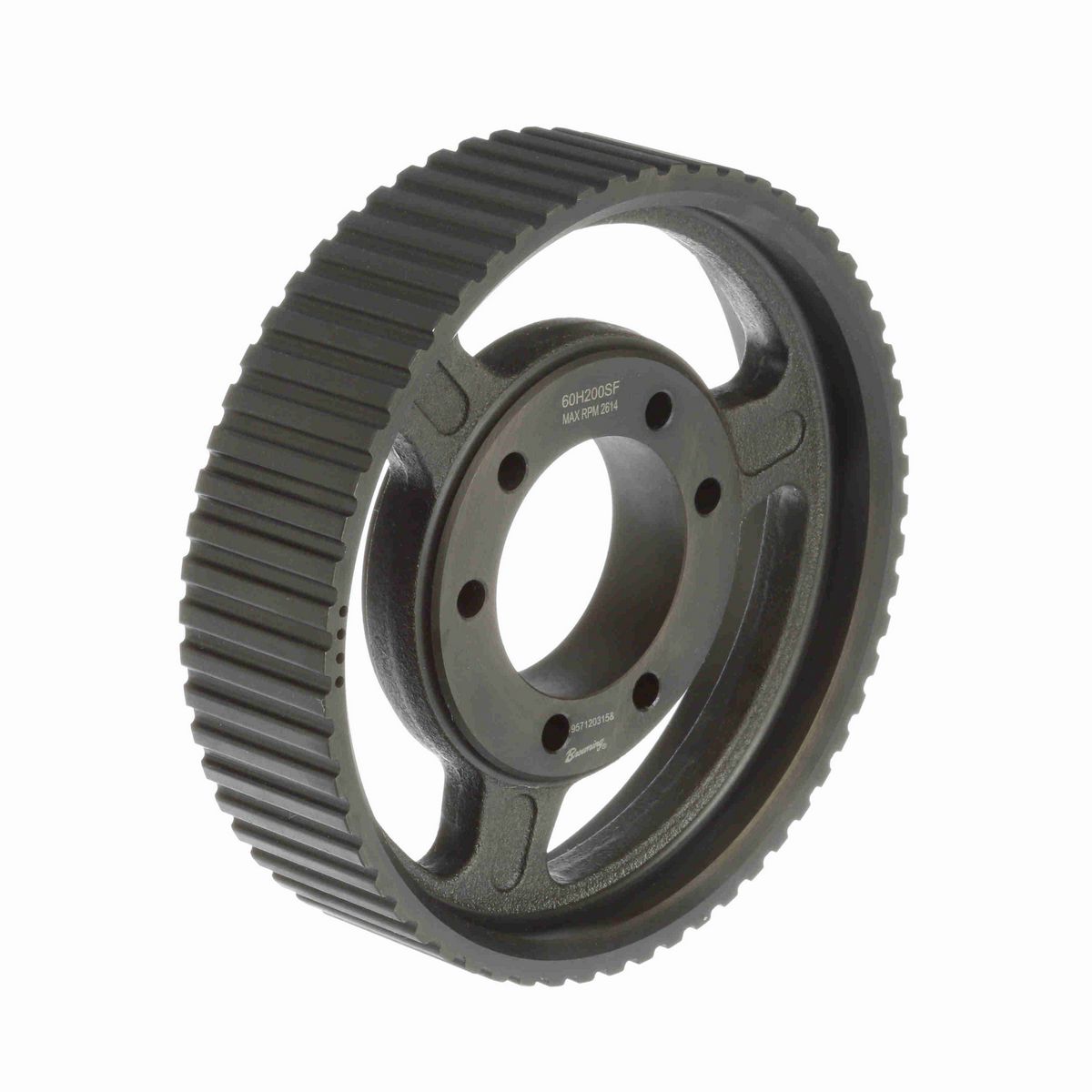 Browning Steel Bushed Bore Gearbelt Pulley - 60H200SF