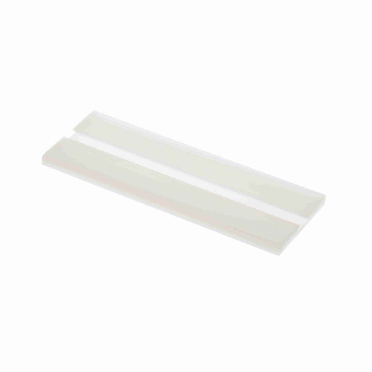 System Plast Combination Group B (Cover): 2.13"W X 0.25"H X 120"L White UHMW-PE - VG-P834F-10