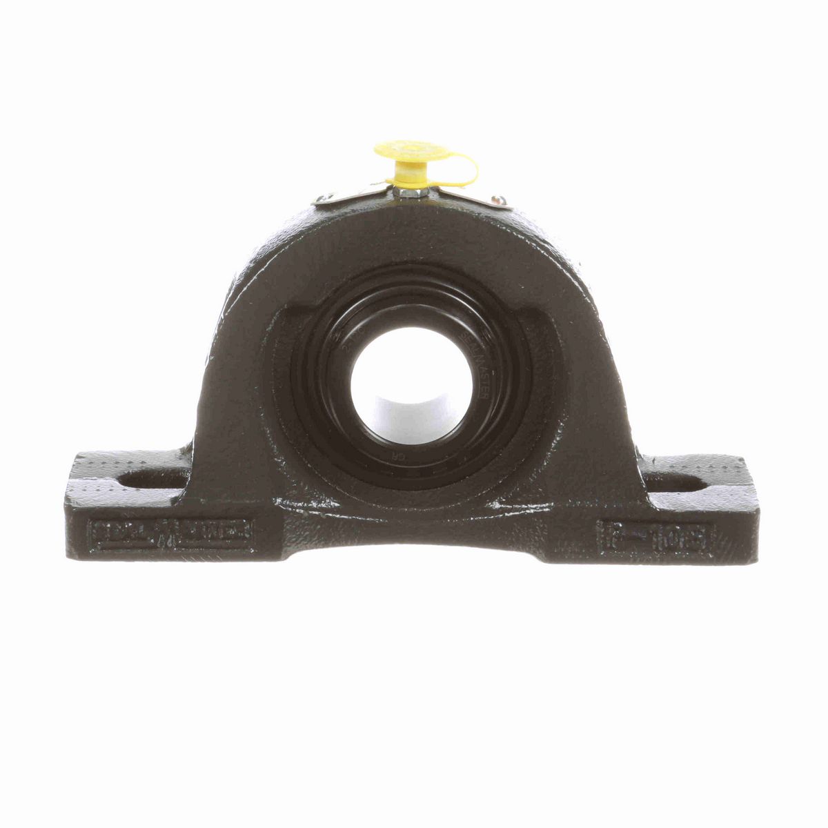 Sealmaster Mounted Cast Iron Two Bolt Pillow Block Ball Bearing - 52100 Bearing Steel, Black Oxided - Setscrew Lock - NP-18C