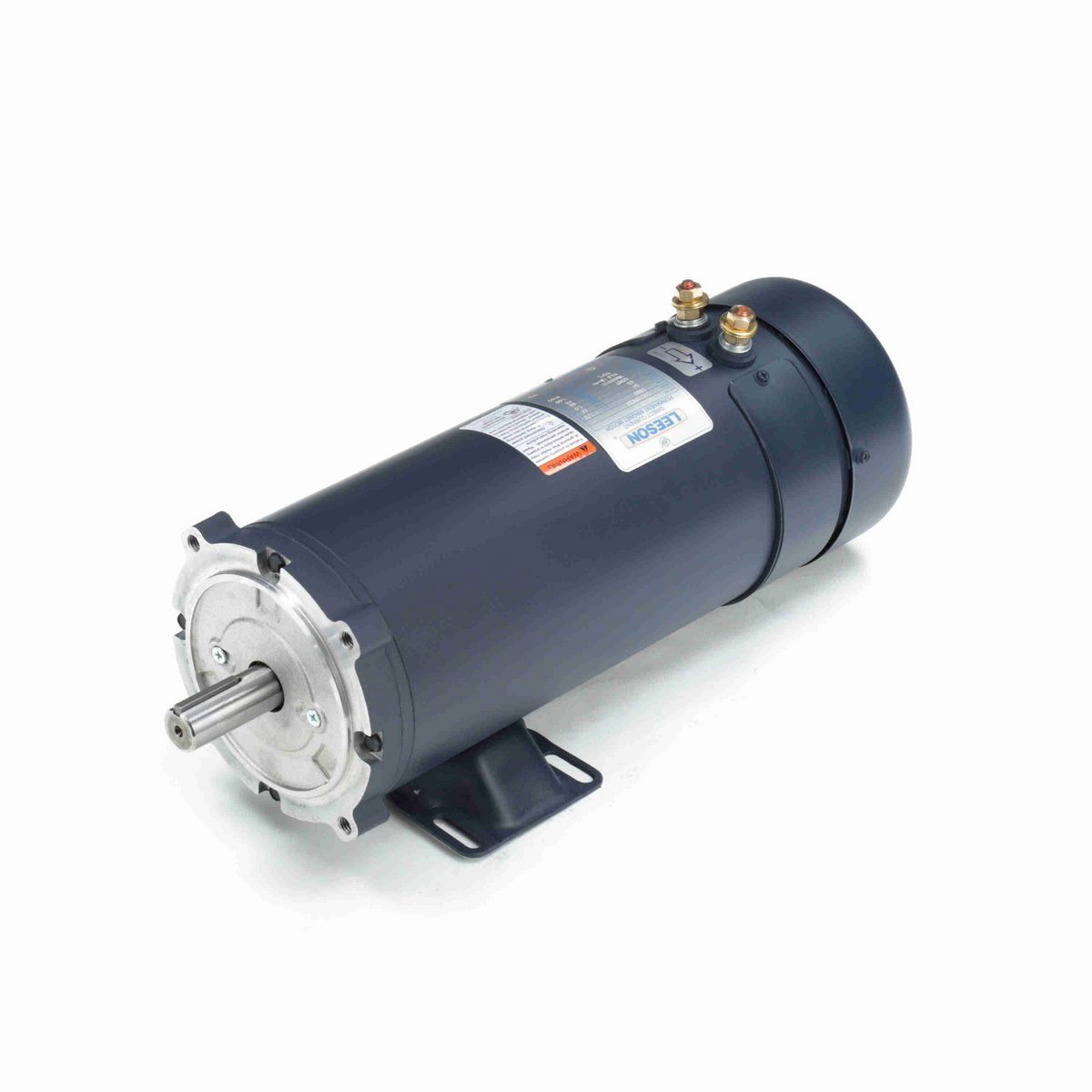 LEESON Low Voltage Motor, 1.50 HP, 24 V, 1800 RPM, S56CZ Frame, TEFC - 109103.00