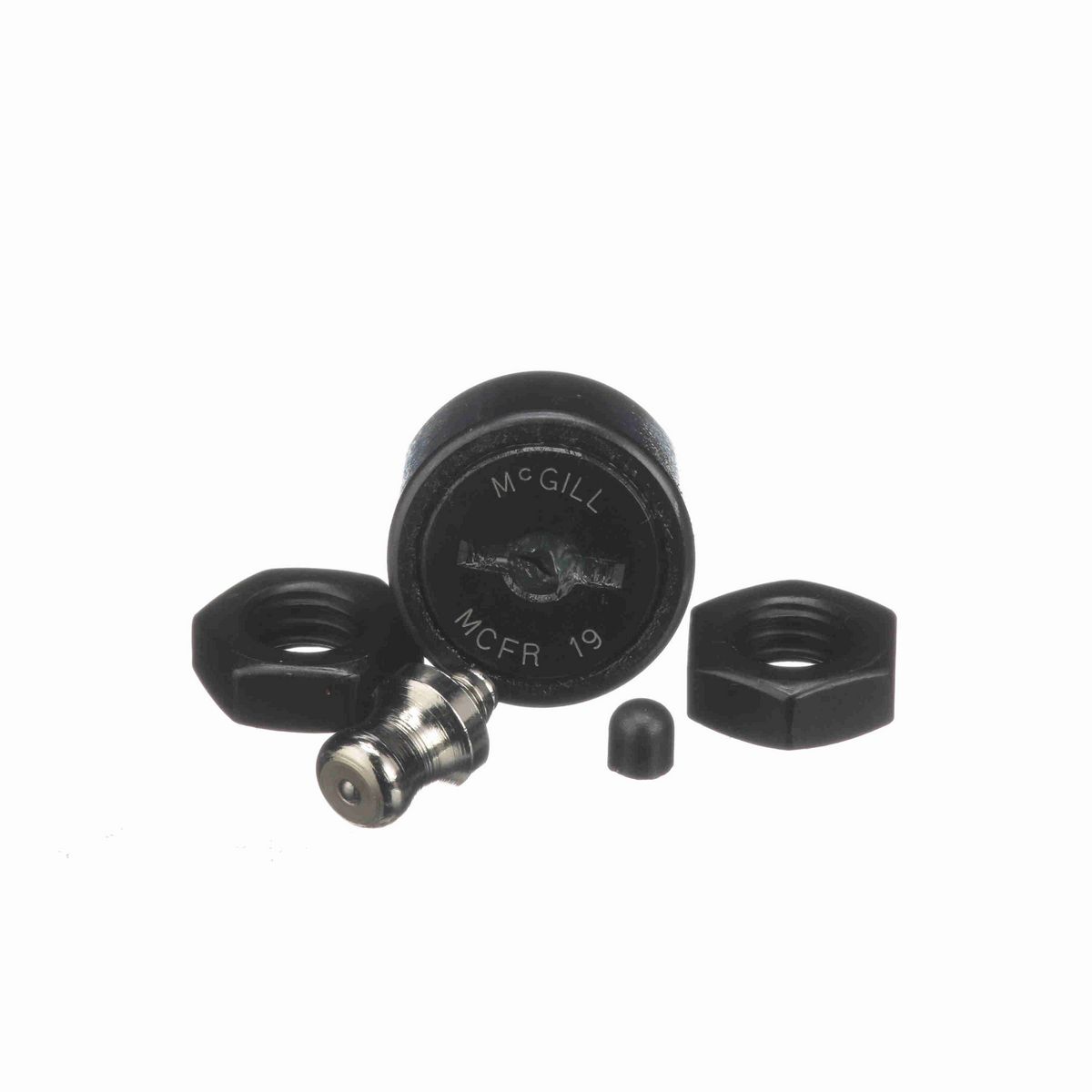 Опорный ролик с цапфой McGill CAMROL MCFR 19, бочкообразный, со шлицем под отвёртку, метрический