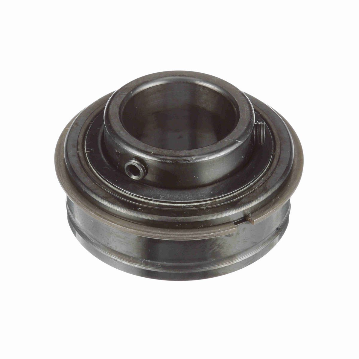 Sealmaster Mounted Insert Only Ball Bearing - 52100 Bearing Steel, Black Oxided - Setscrew Lock - ER-206