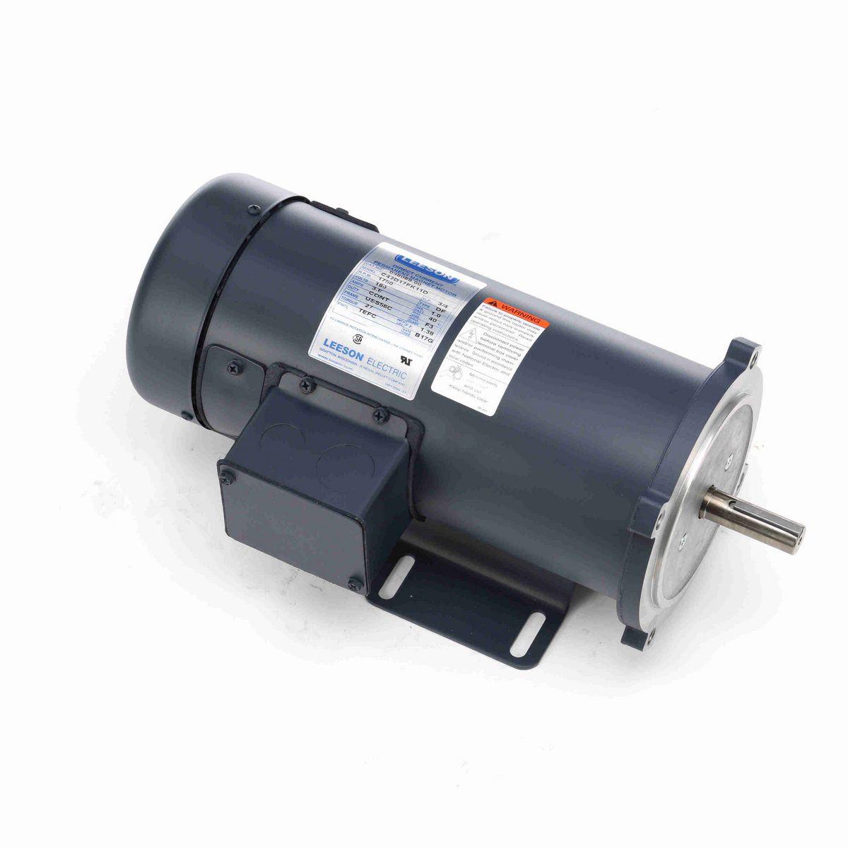 LEESON SCR Motor, 0.75 HP, 180 V, 1750 RPM, SS56C Frame, TEFC - 098069.00