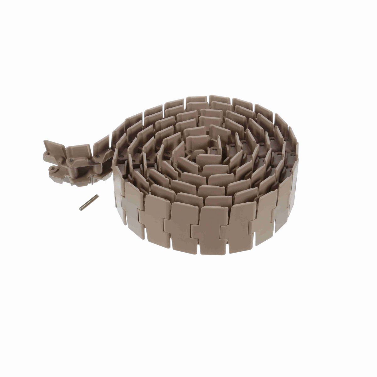 System Plast 880TAB Side-flexing Solid Top, Material: Tan Low Friction, Width: 3.5in, Pitch: 1.5in - LF880TAB-K350