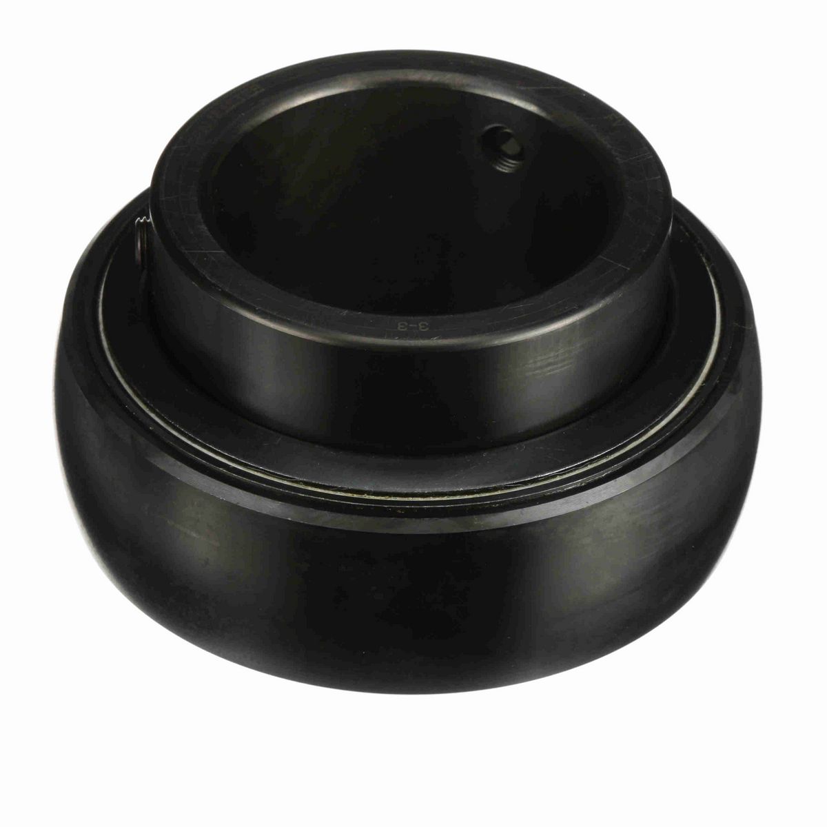 Sealmaster Mounted Insert Only Ball Bearing - 52100 Bearing Steel, Black Oxided - Setscrew Lock - 3-3