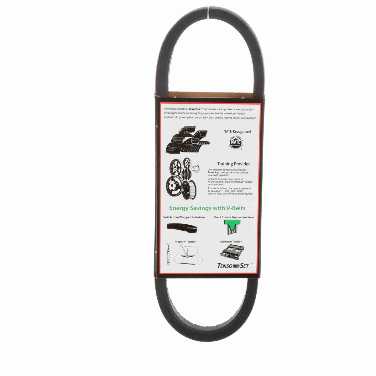 Browning Rubber FHP Belt - 3L170