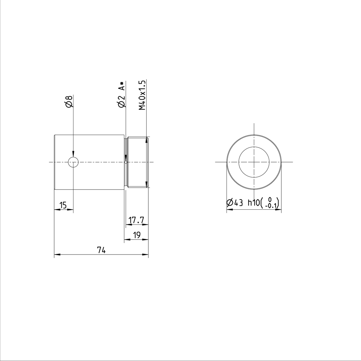 Ввинчивающаяся гайка Bosch Rexroth ZEV-E-S 25X10RX3-5 [R254220015]