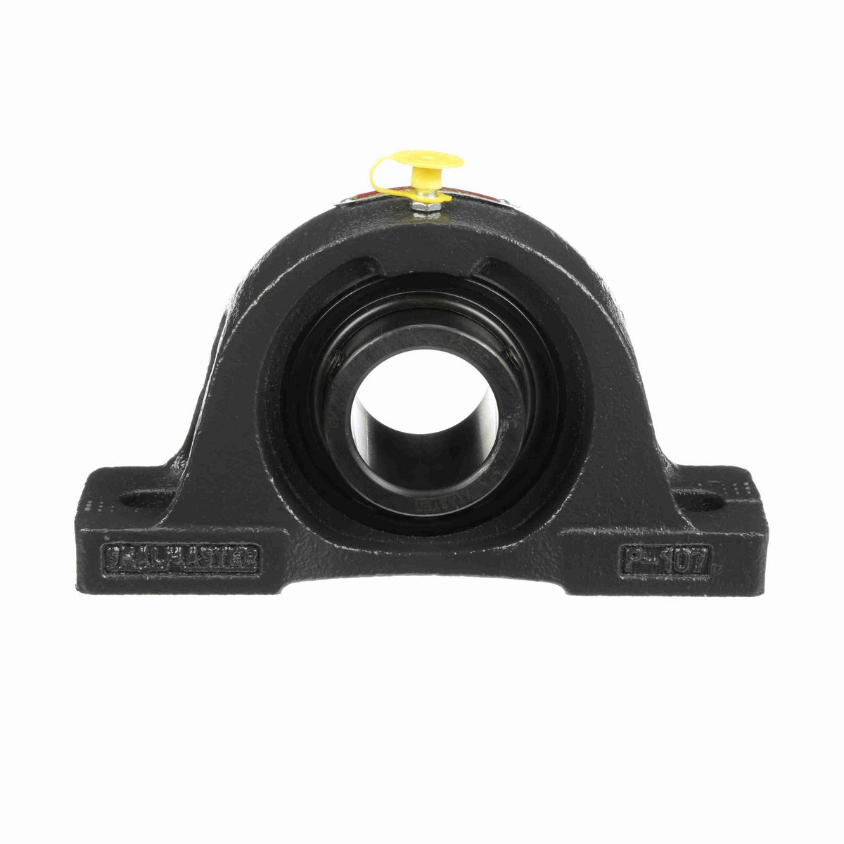 Sealmaster Mounted Cast Iron Two Bolt Pillow Block Ball Bearing - 52100 Bearing Steel, Black Oxided - Setscrew Lock - NP-24C