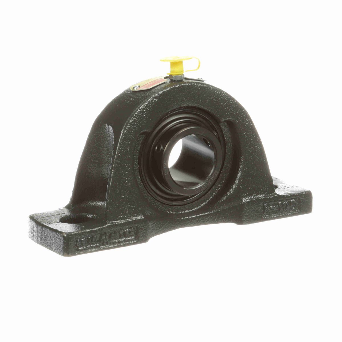 Sealmaster Mounted Cast Iron Two Bolt Low Base Pillow Block Ball Bearing - 52100 Bearing Steel, Black Oxided - Setscrew Lock - NPL-19C