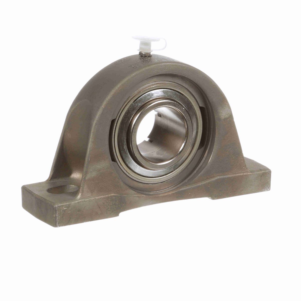 Sealmaster Mounted Stainless Steel Two Bolt Pillow Block Ball Bearing - 52100 Bearing Steel, Phosphorus Nickel Coated - Concentric Lock - Corrosion Resistant - CRPS-PN23T