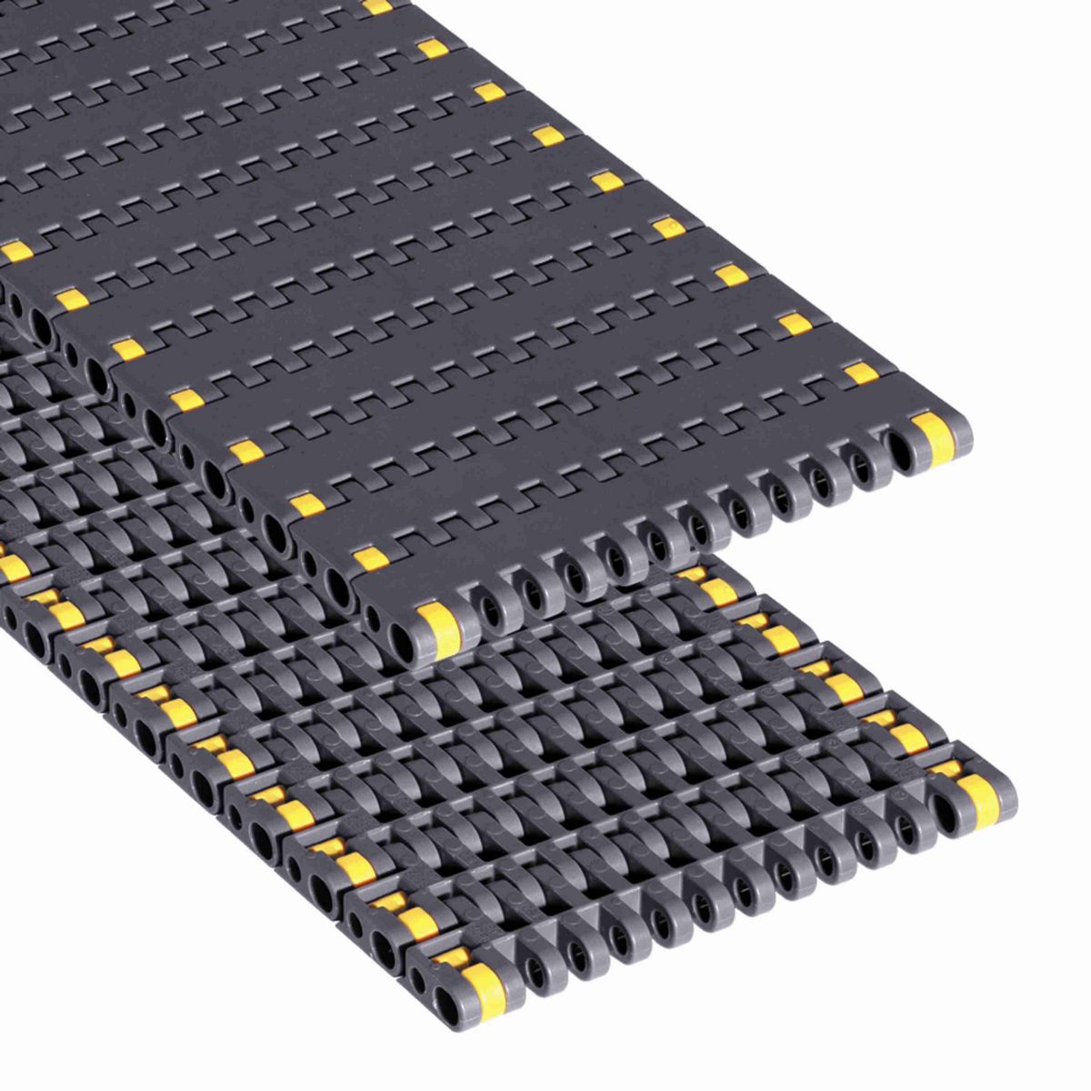 Rexnord 8505 Straight Running Solid Top, Material: White High Temperature, Width: 3.25in, Pitch: 0.75in - 81425861