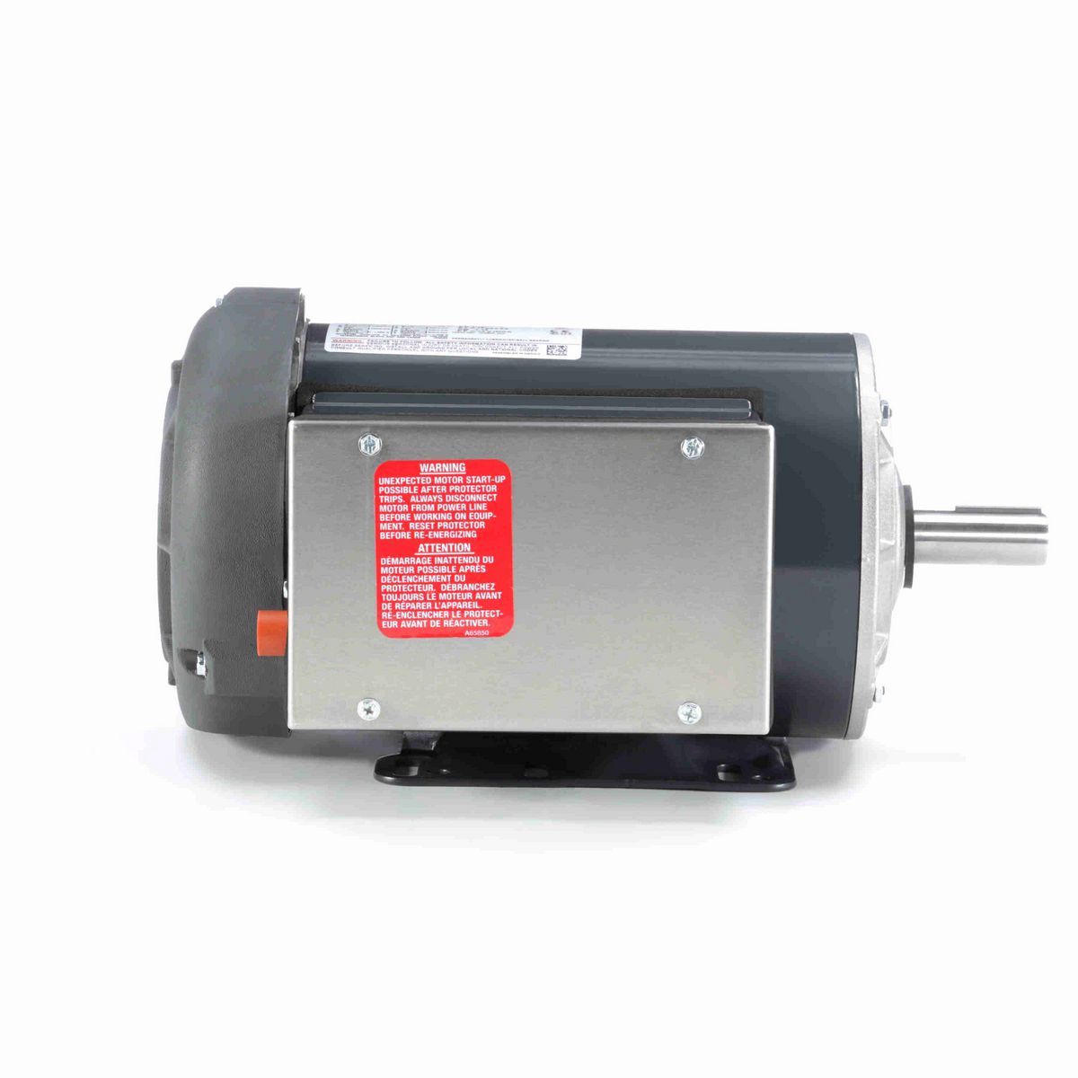 LEESON General Purpose Motor, 1.50 HP, 1 Ph, 60 Hz, 115/208-230 V, 1800 RPM, 145T Frame, TEFC - I201