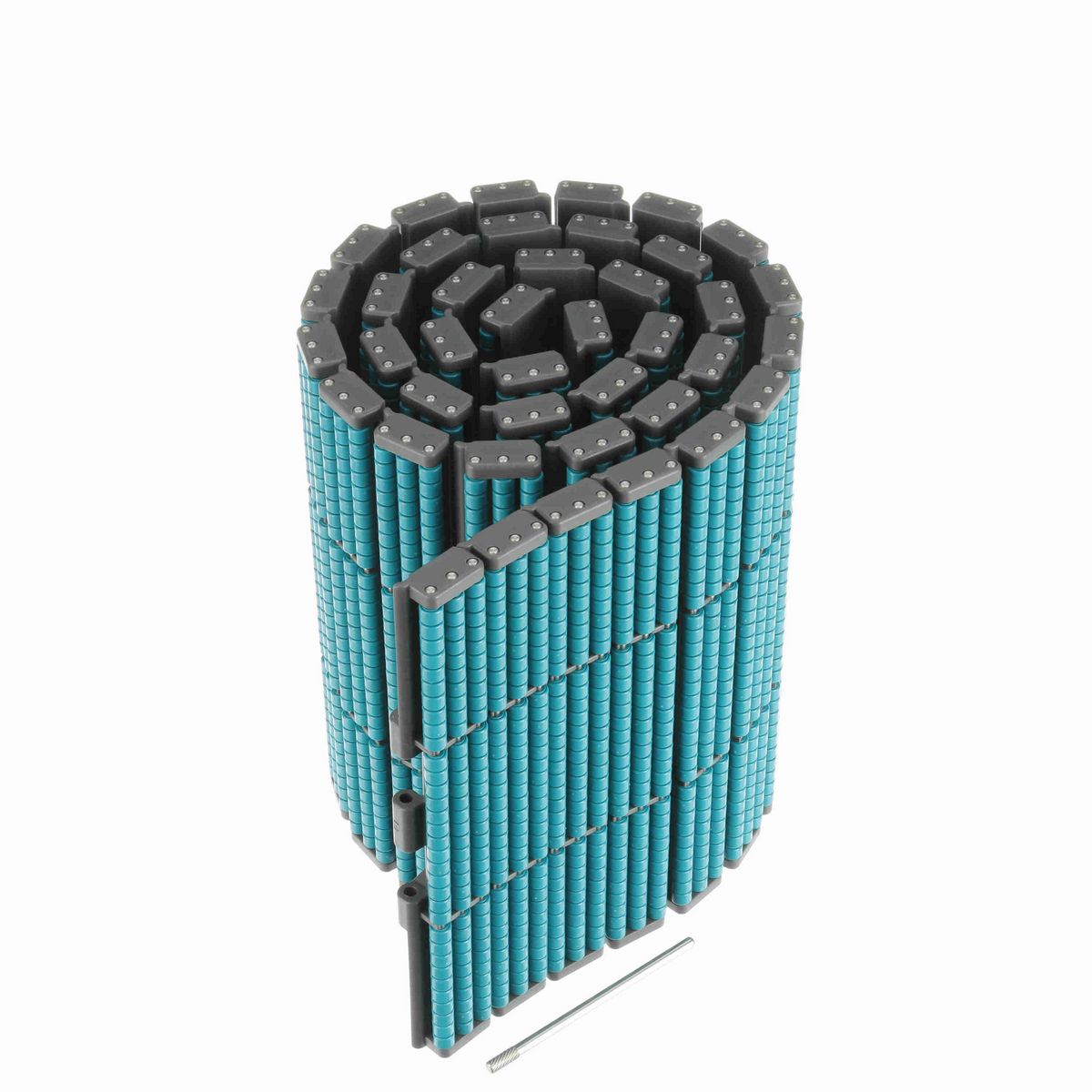 System Plast 821LBP Straight Running Low Backline Pressure, Material: Gray Low Friction, Width: 12in, Pitch: 1.5in - LFG821LBP-K1200