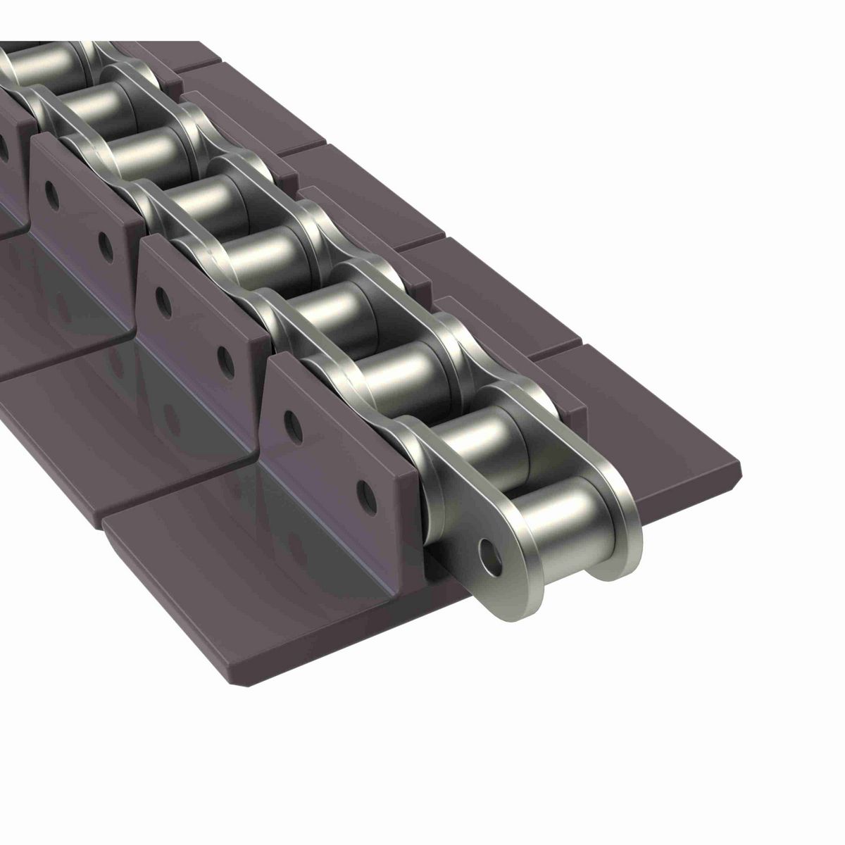 Rexnord 963 Straight Running Solid Top, Material: Brown High Performance, Width: 3.25in, Pitch: 1.5in - 81414421