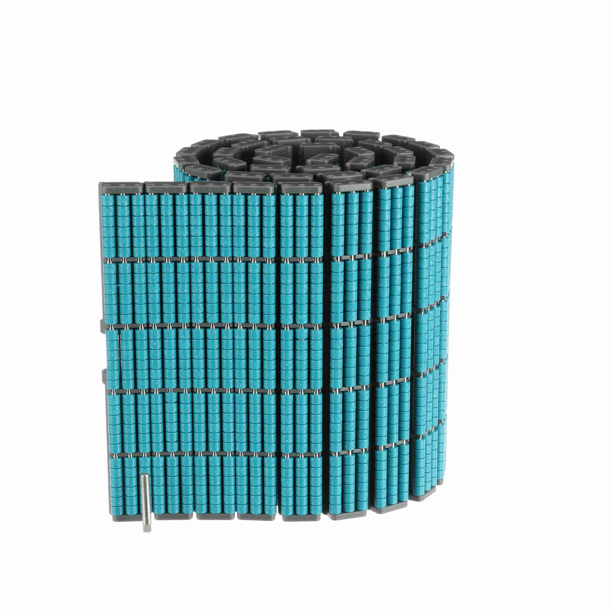 System Plast 8257LBP Straight Running Low Backline Pressure, Material: Gray Low Friction, Width: 12in, Pitch: 1.5in - LFG8257LBP-K1200