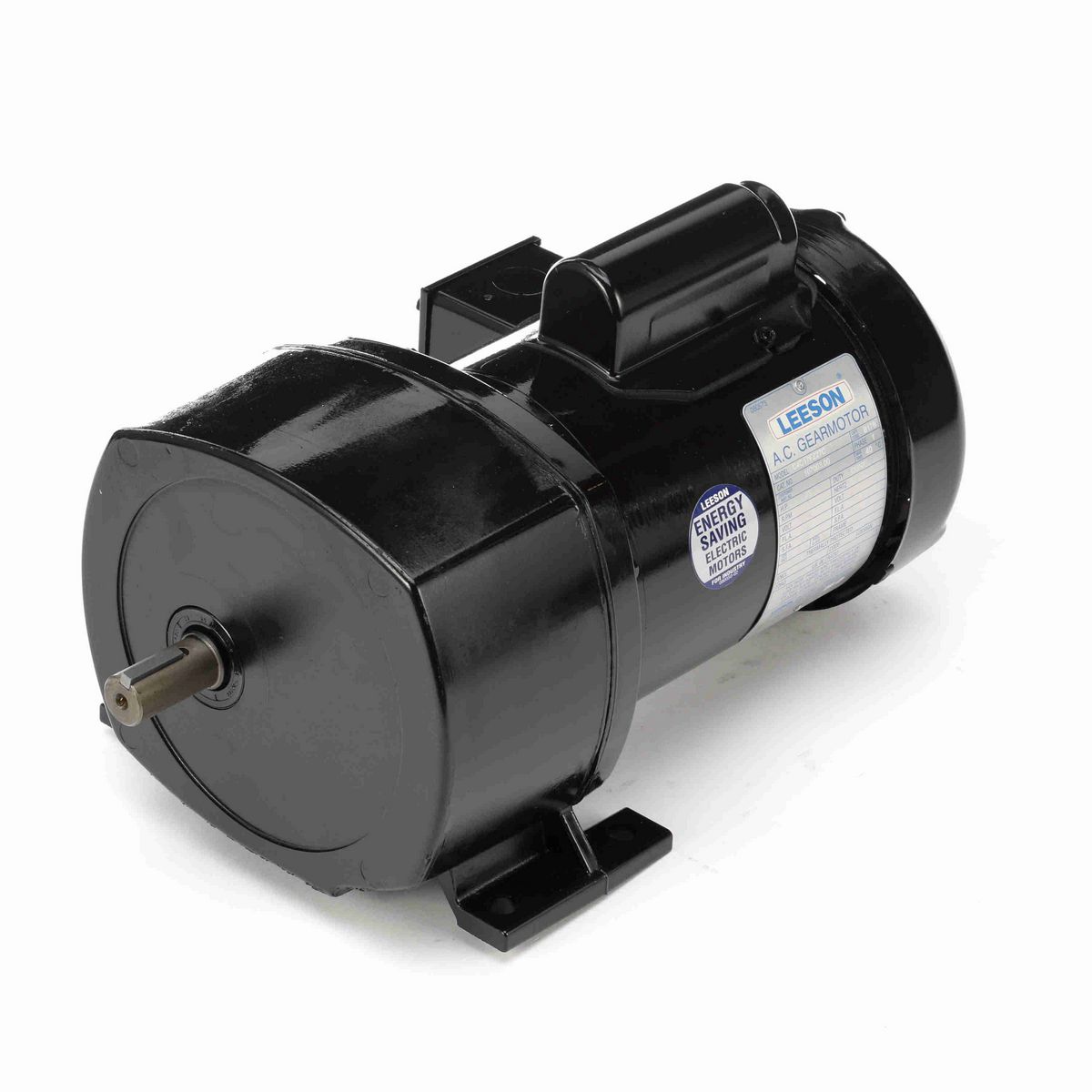 LEESON Parallel Shaft Gearmotor, 0.25 HP, 1 Ph, 60 Hz, 115/208-230 V, 18 RPM, 48Y Frame, TEFC - 107003.00