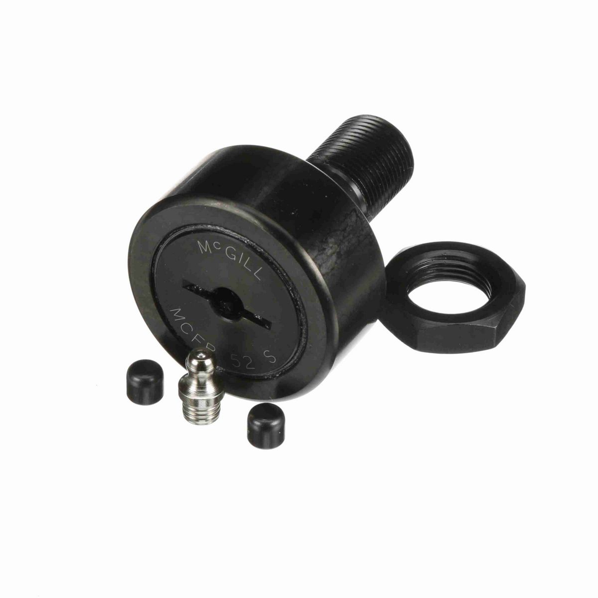 Опорный ролик с цапфой McGill CAMROL MCFR 52A S, бочкообразный, с уплотнением, со шлицем под отвёртку, метрический