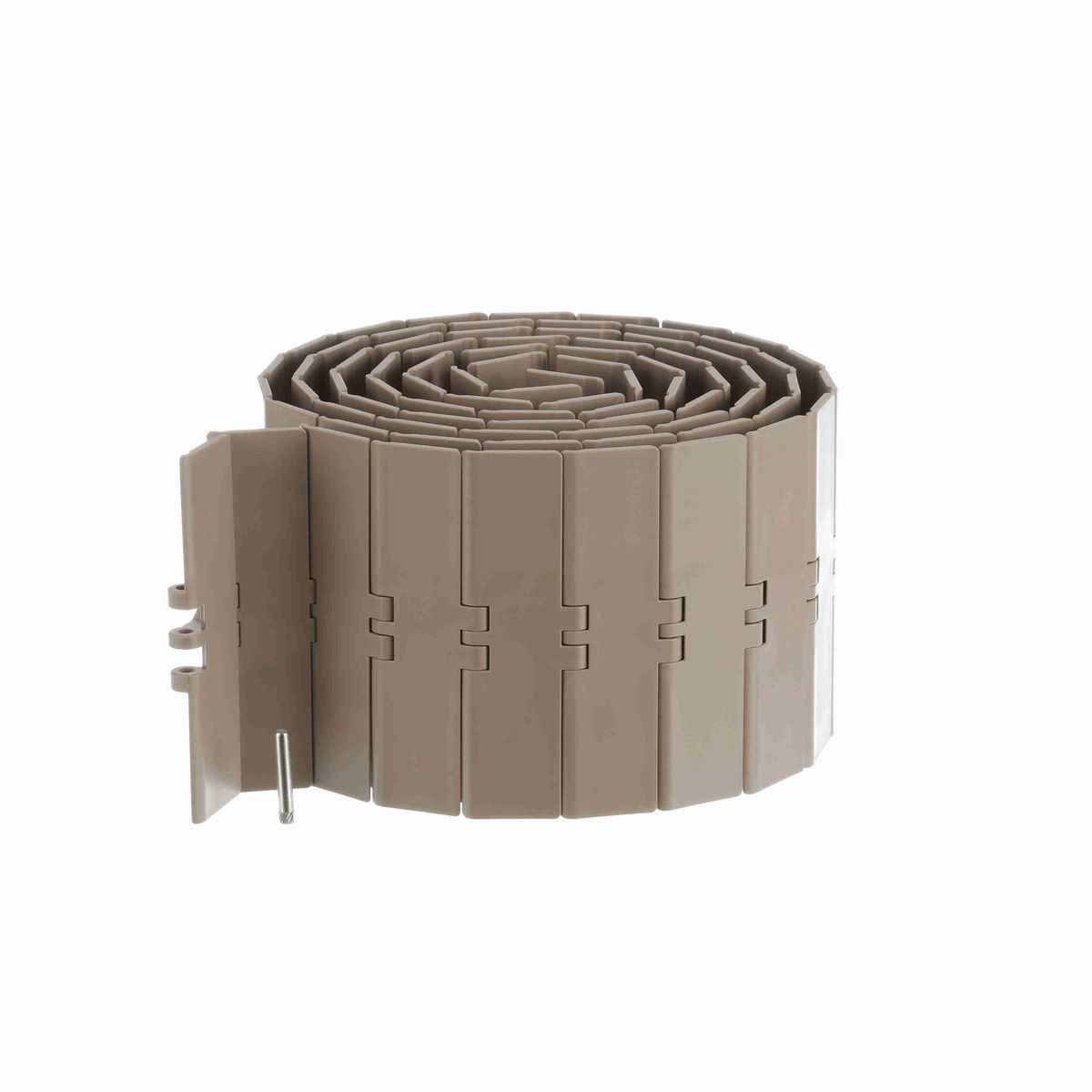 System Plast 820 Straight Running Solid Top, Material: Tan Low Friction, Width: 6in, Pitch: 1.5in - LF820-K600