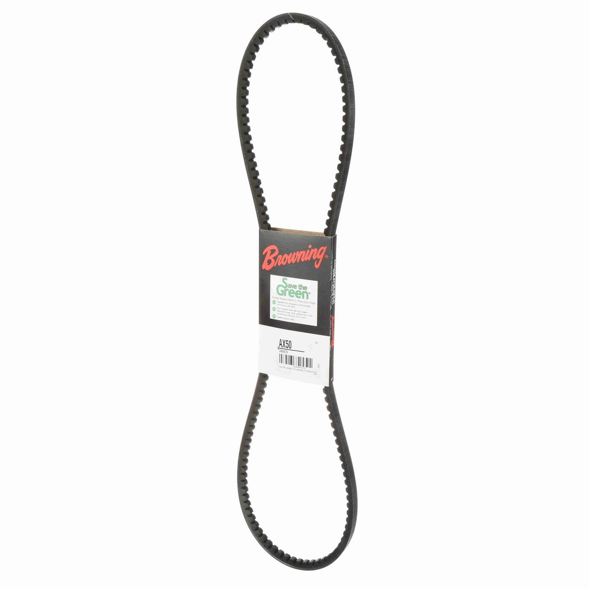 Browning EPDM Notched Belt 98% Efficient - AX50