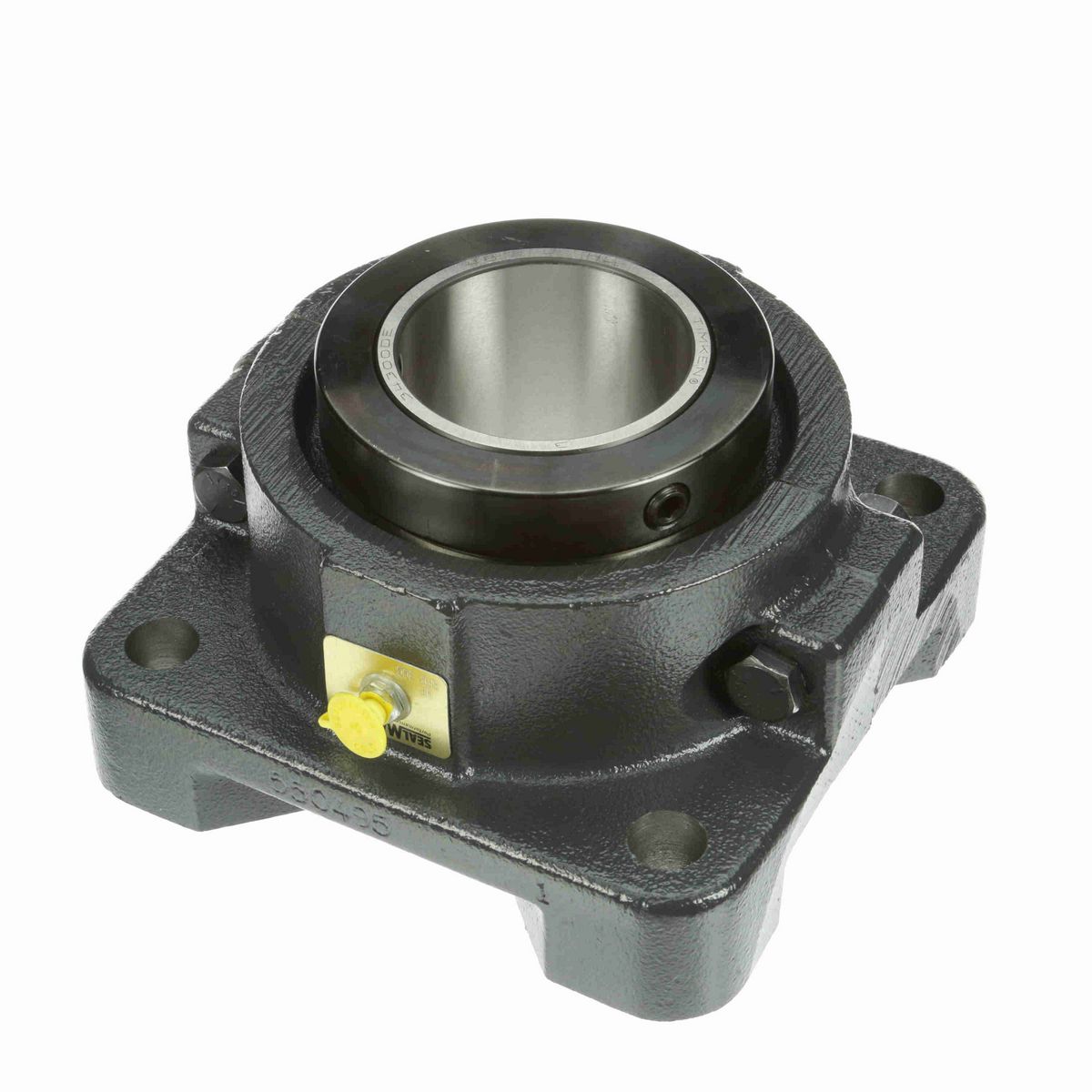 Sealmaster Mounted Cast Iron Four Bolt Flange Tapered Roller - 52100 Bearing Steel - Double Collar Mount Lock - RFB 300