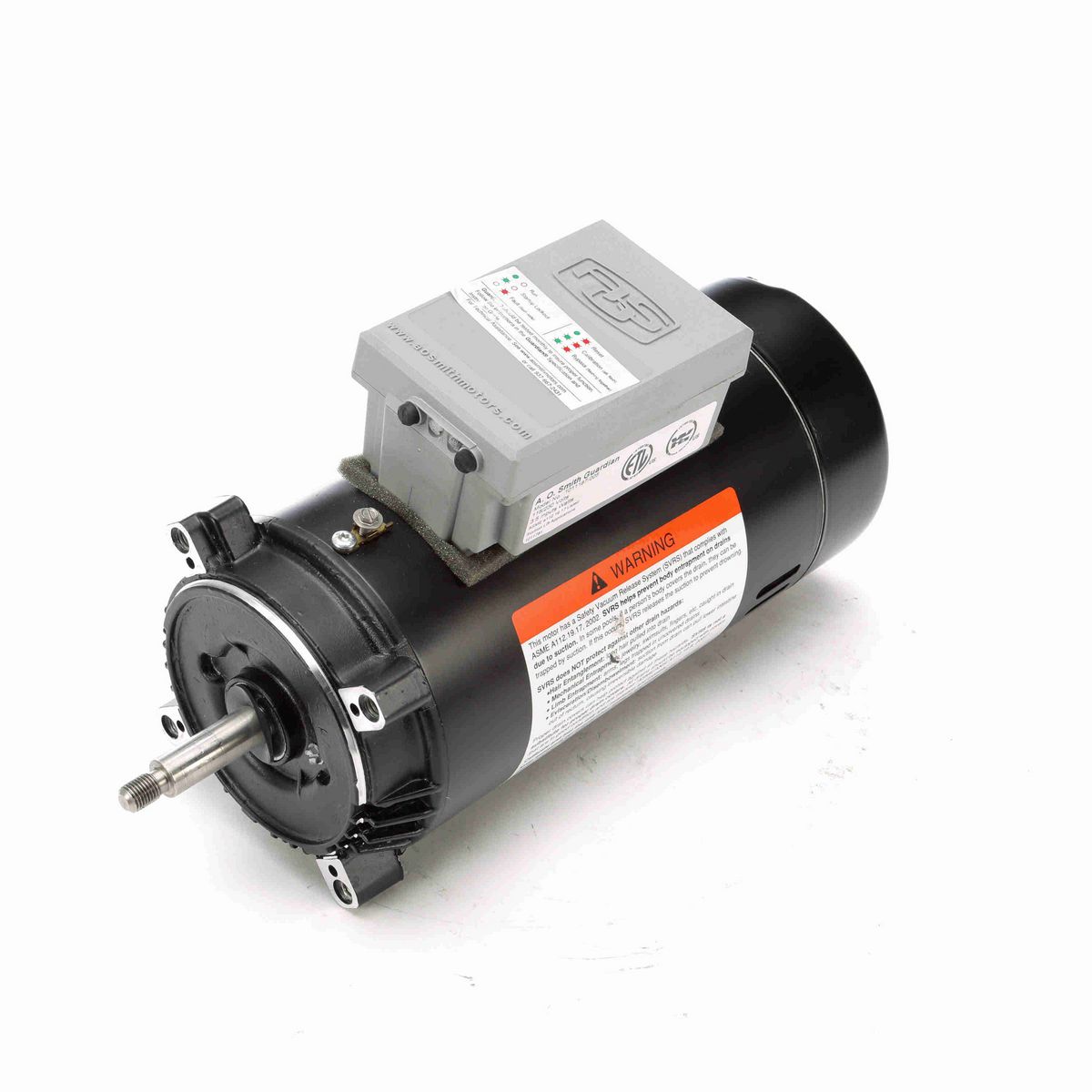 Century Guardian ® Motors Pool Pump Motor, 1 1/2 HP, 1 Ph, 60 Hz, 230/115 V, 3600 RPM, 56J Frame, ODP - USTG1152A