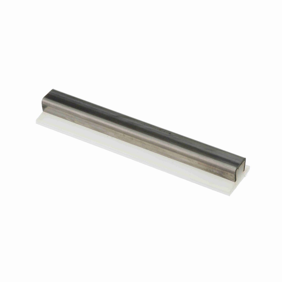 System Plast Wide Flat Guide Rail: 1.25"W X 0.69"H X 120"L White UHMW-PE - VG-SSWFS-1.25-10