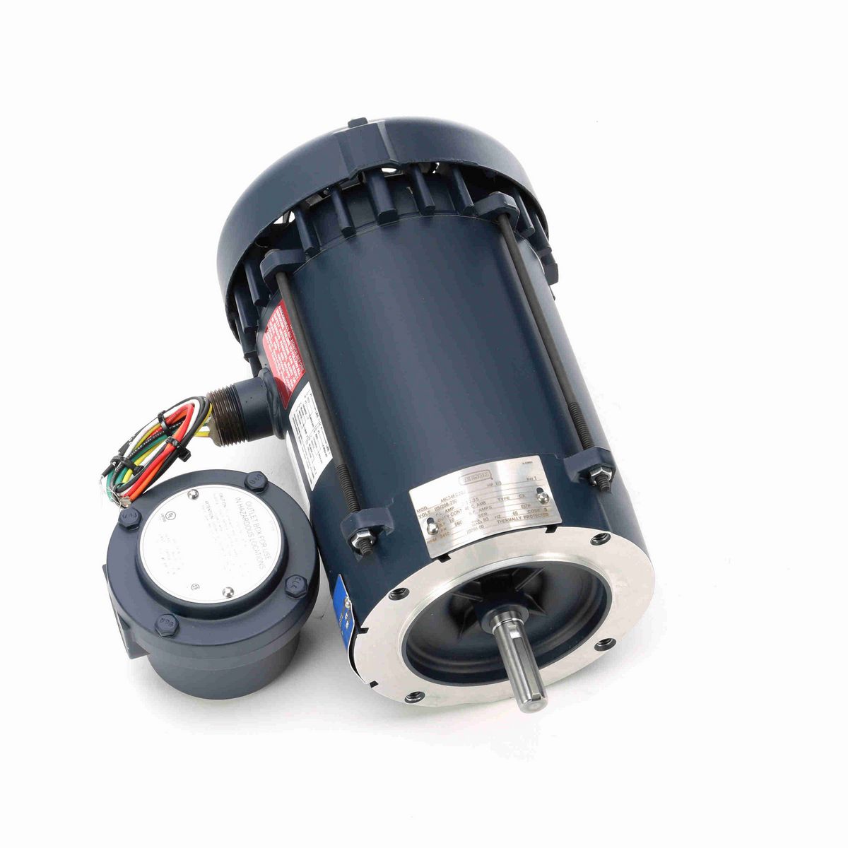 LEESON Explosion Proof Motor, 0.33 HP, 1 Ph, 60 Hz, 115/208-230 V, 3600 RPM, 56C Frame, EPFC - 111095.00