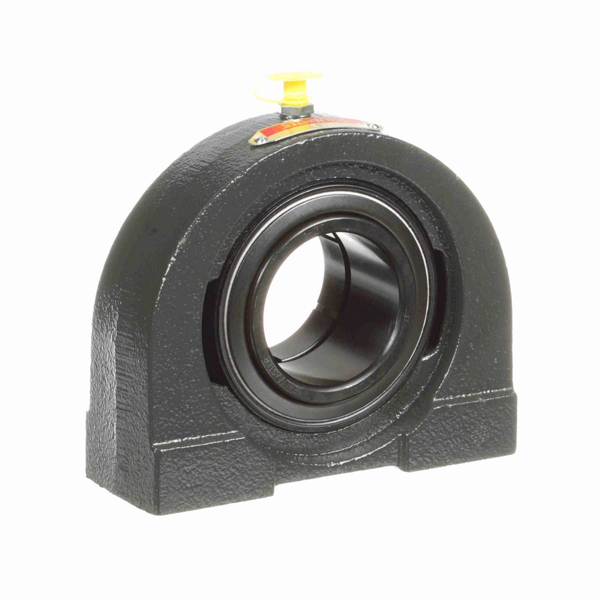 Sealmaster Mounted Cast Iron Tapped Base Pillow Block Ball Bearing - 52100 Bearing Steel, Black Oxided - Concentric Lock - TB-32RT