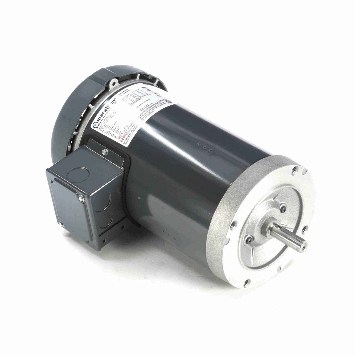 LEESON General Purpose Motor, 1.50 & 1.50 HP, 3 Ph, 60 & 50 Hz, 230/460 & 190/380 V, 1800 & 1500 RPM, 56C Frame, TEFC - G541A