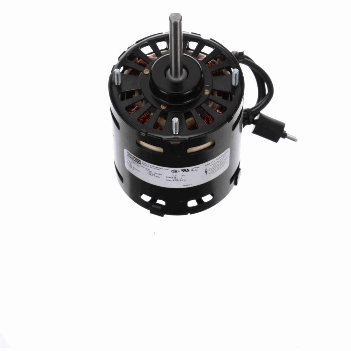 FASCO OEM Replacement Motor, 1/20 HP, 1 Ph, 60 Hz, 115 V, 1500 RPM, 1 Speed, 3.3" Diameter, OAO - D1120