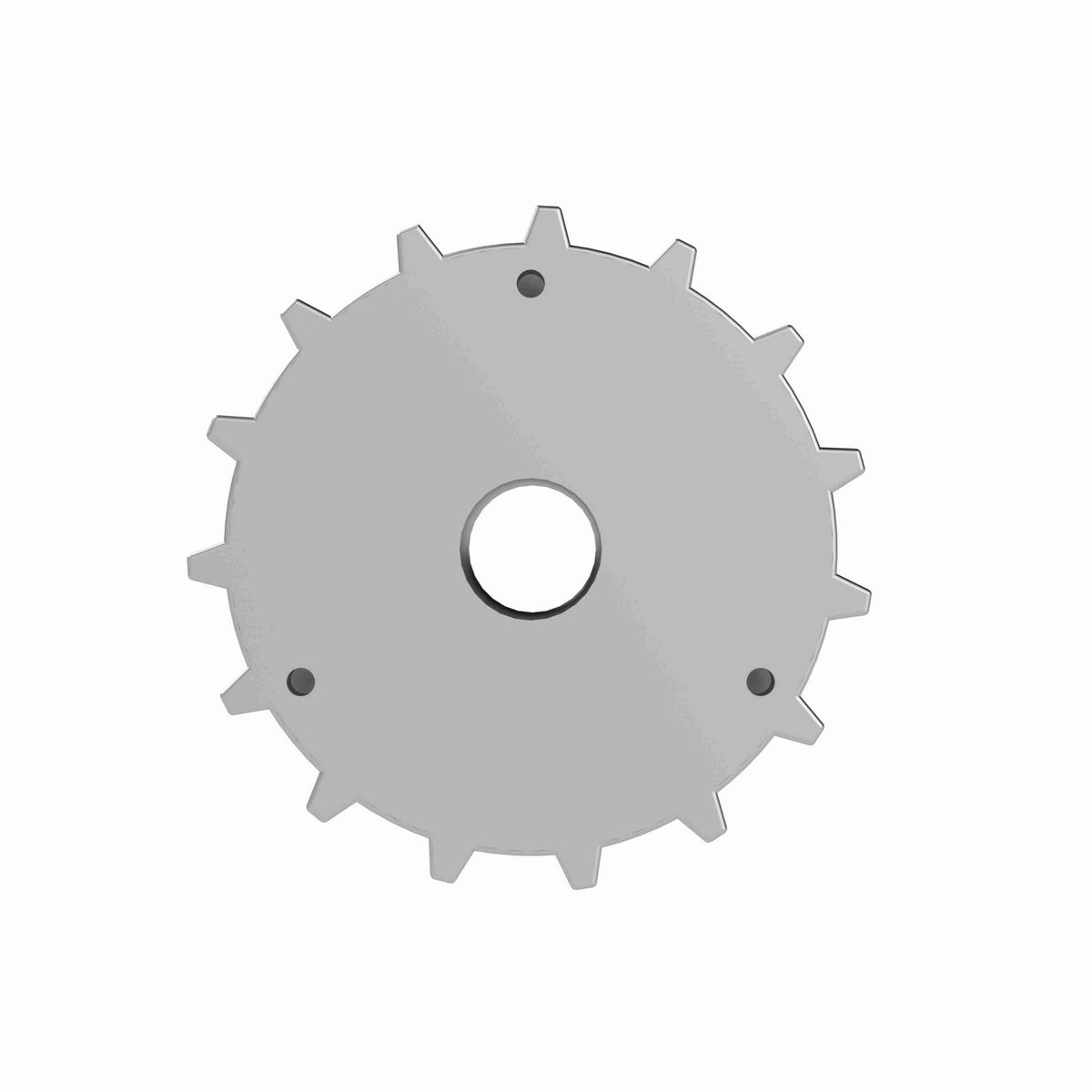 Rexnord 820 Series Solid One Piece Cast Iron Sprocket with 15 Teeth and a 3/4in Round Rough Stock Bore (RSB) - 401-194-2