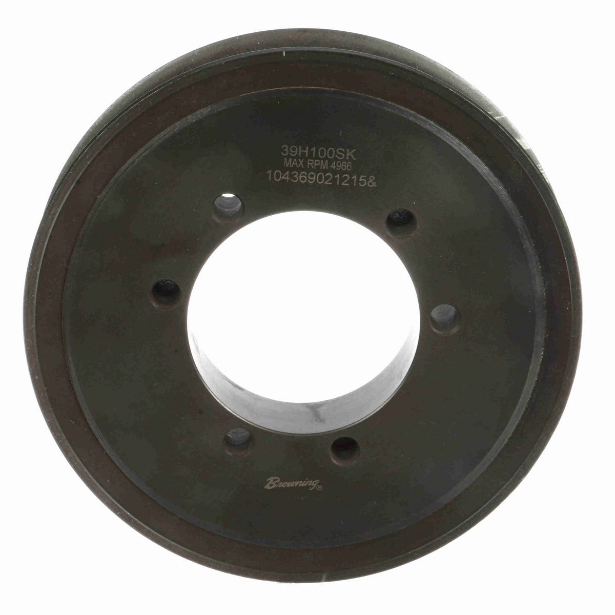 Browning Steel Bushed Bore Gearbelt Pulley - 39H100SK