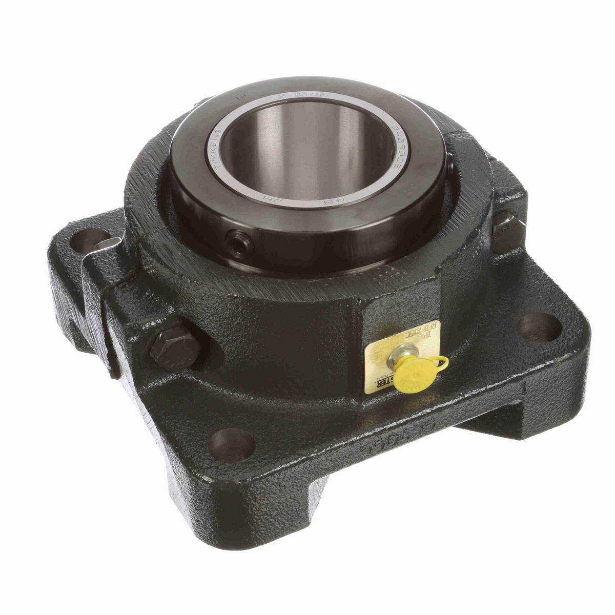 Sealmaster Mounted Cast Iron Four Bolt Flange Tapered Roller - 52100 Bearing Steel - Double Collar Mount Lock - RFB 215C
