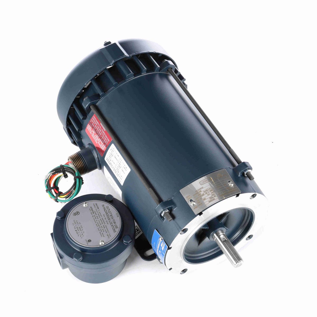LEESON Explosion Proof Motor, 1 HP, 1 Ph, 60 Hz, 115/208-230 V, 3600 RPM, 56C Frame, EPFC - 116613.00