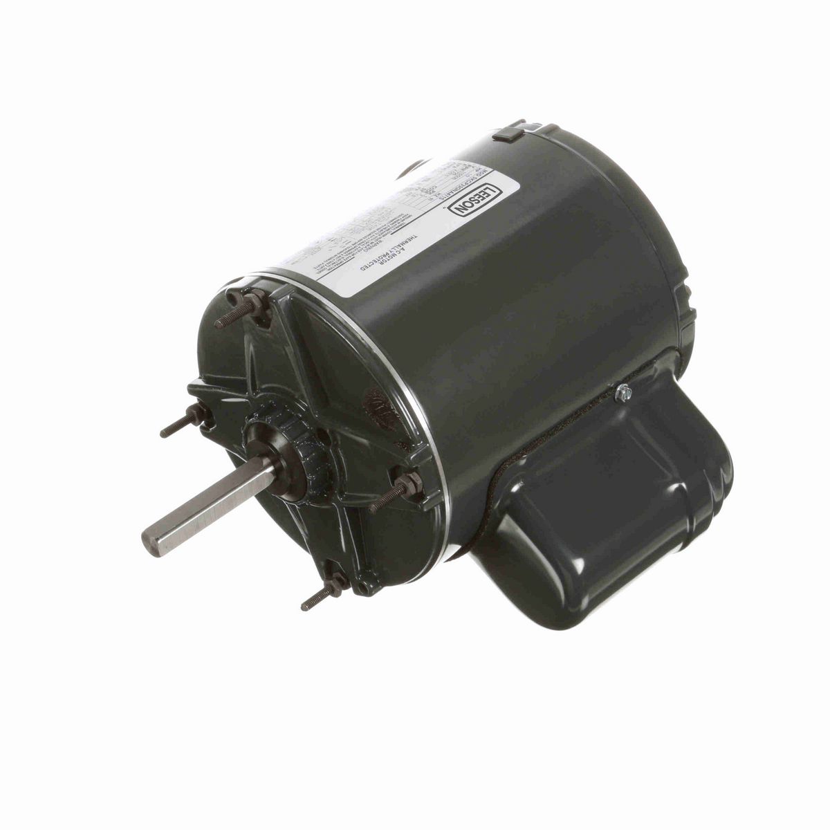 LEESON General Purpose Farm Duty Motor, 0.33 HP, 1 Ph, 60 Hz, 115/230 V, 1800 RPM, 48Z Frame, TENV - P239