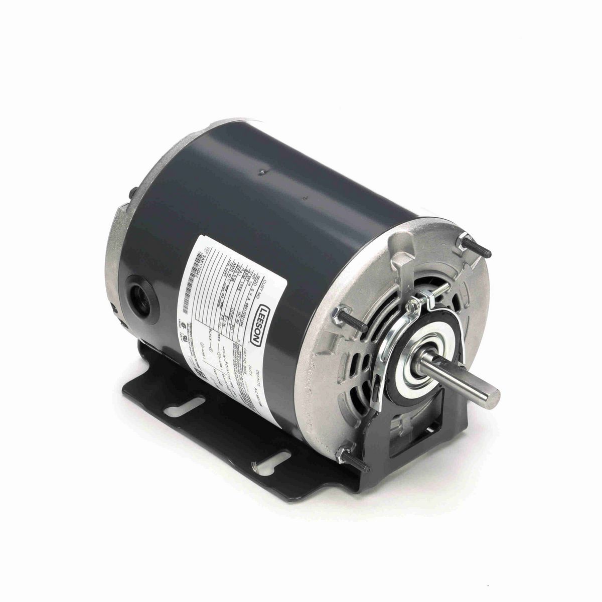 LEESON Fan and Blower Motor, 0.25 HP, 1 Ph, 60 Hz, 277 V, 1800 RPM, 48Z Frame, DP - B606