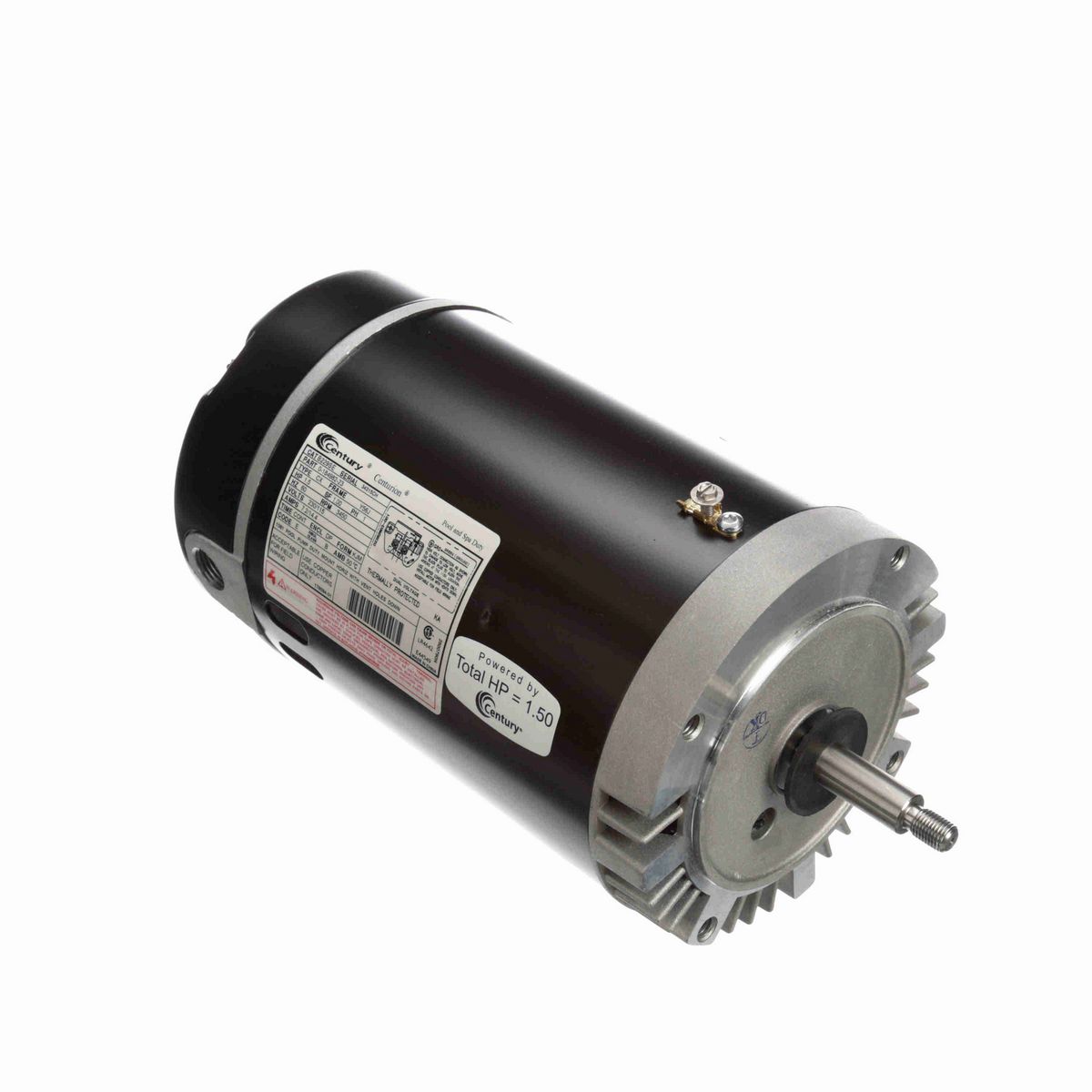 Century Pool Pump Motor, 1.5 HP, 1 Ph, 60 Hz, 230/115 V, 3600 RPM, Y56J Frame, DP - B229SE