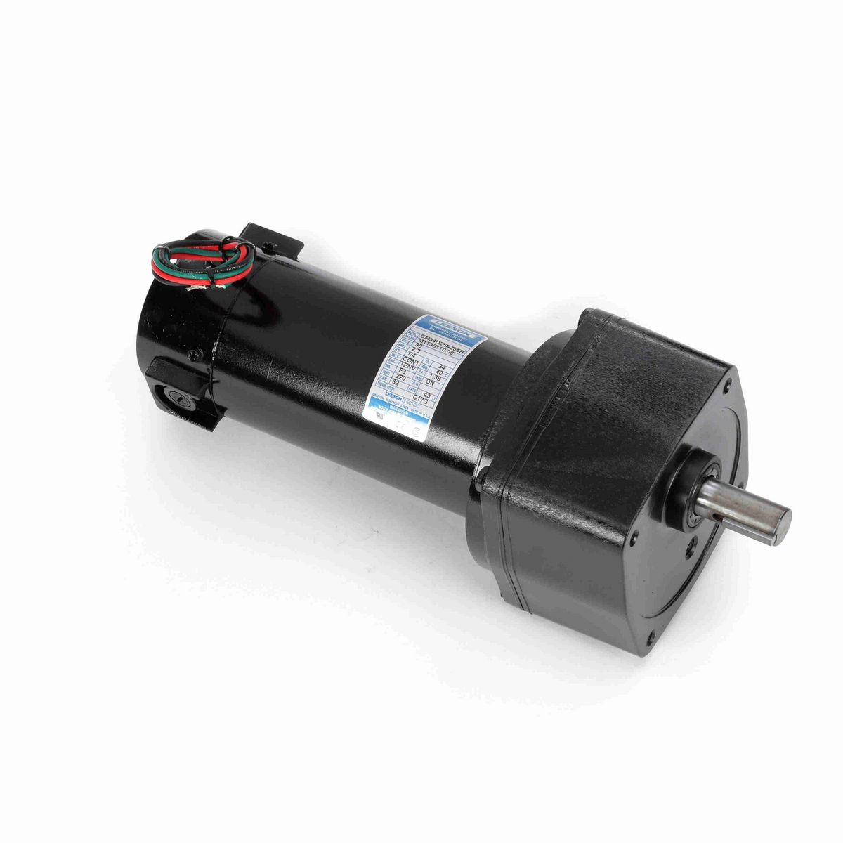 LEESON Parallel Shaft Gearmotor, 0.25 HP, 90 V, 62 RPM, 34 Frame, TENV - M1135110.00