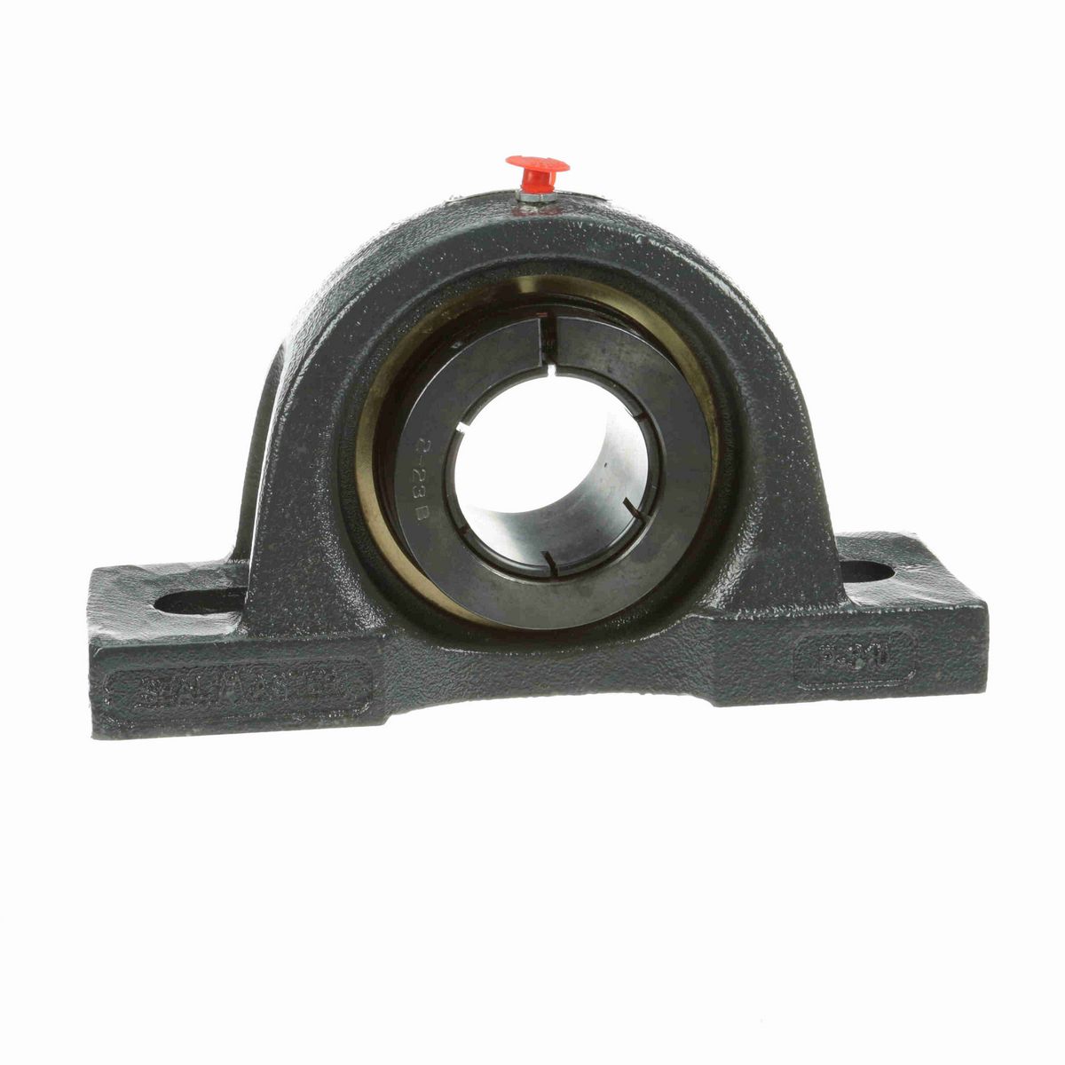 Sealmaster Mounted Cast Iron Two Bolt Pillow Block Ball Bearing - 52100 Bearing Steel, Black Oxided - Concentric Lock - High Temperature & Air Handling Housing Fit, Noise Tested - EMP-35T HTA