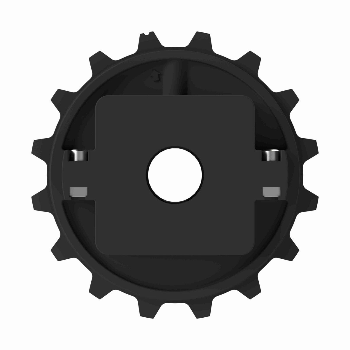 Rexnord 7950 Series Split Molded Nylon Sprocket with 16 Teeth and 1in Round Idler Bore - 614-167-5