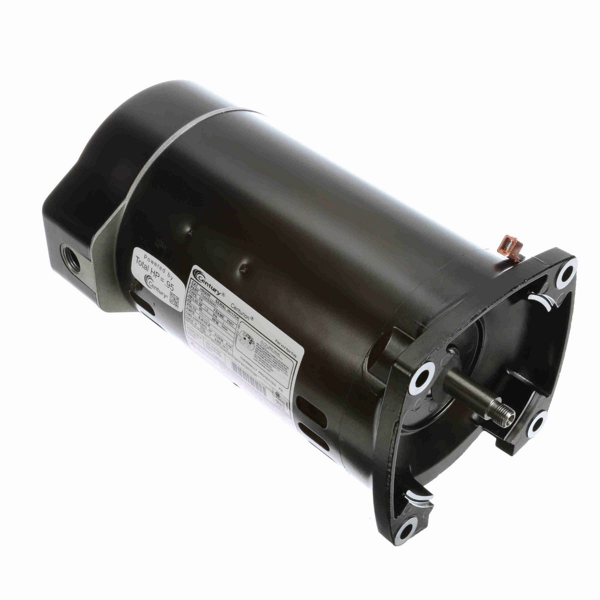 Century Pool Pump Motor, 0.95 HP, 1 Ph, 60 Hz, 230/115 V, 3600 RPM, P56Y Frame, DP - HBQ095
