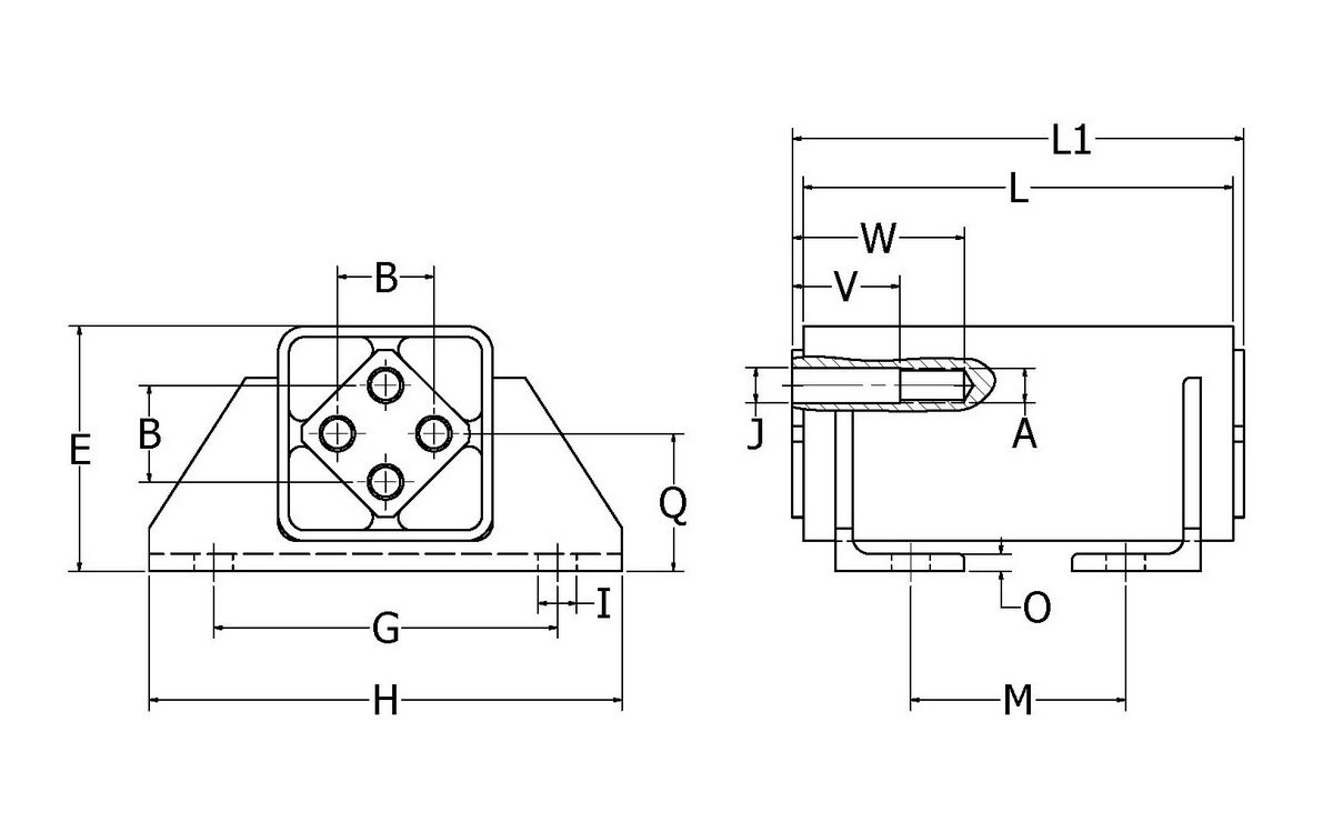 RunRight® Rubber Suspension Units - Type RSF A Timken 68514484265