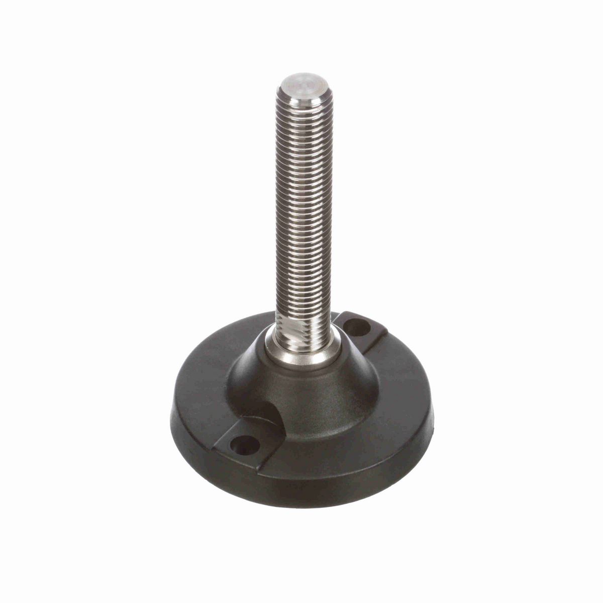 System Plast Fixed Plastic Leveler; Series: VG-520, Base Diameter: 4.84, Spindle Length: 4.84-in, Thread: 1-8 - VG-520-02-S100-L7T