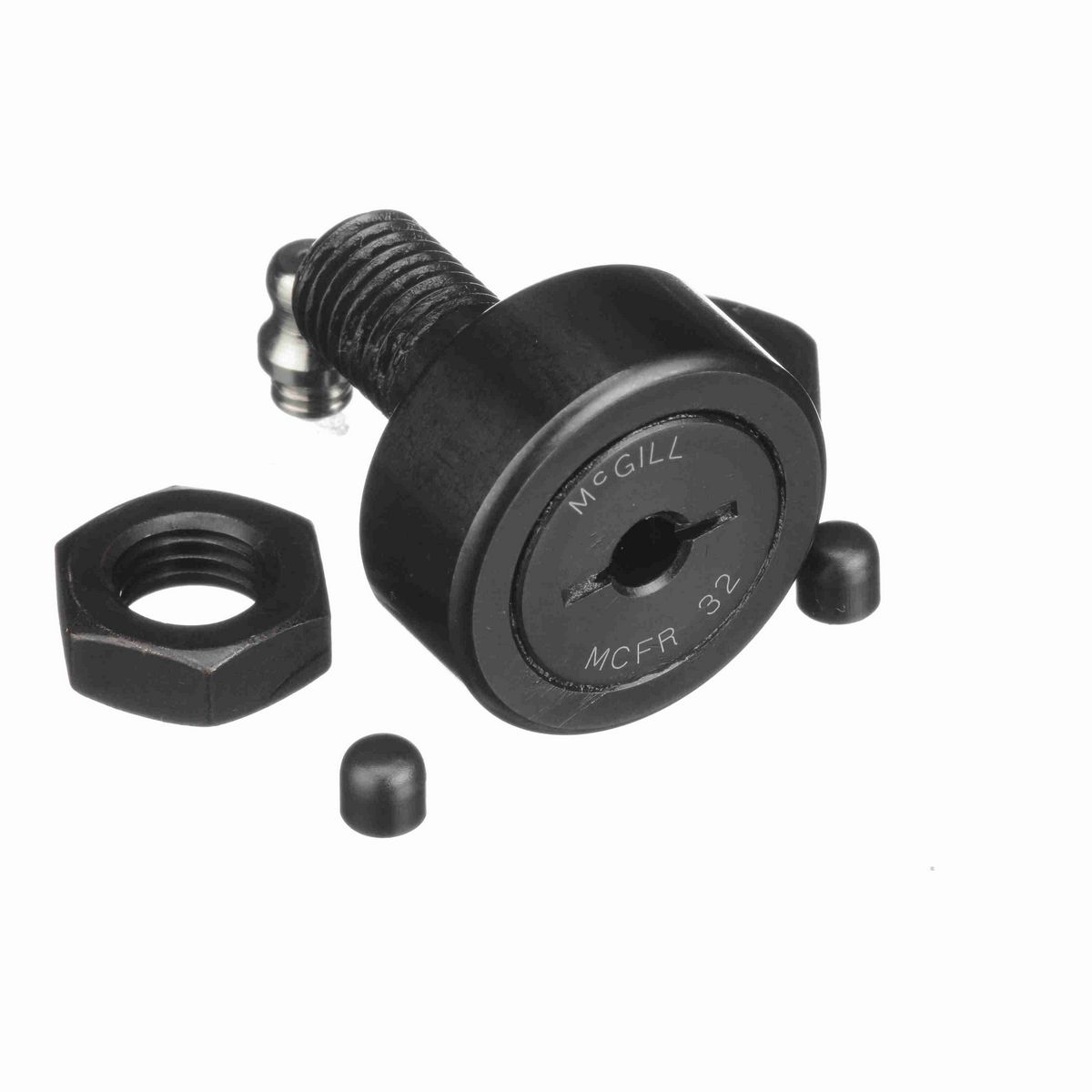 Опорный ролик с цапфой McGill CAMROL MCFR 32, бочкообразный, со шлицем под отвёртку, метрический