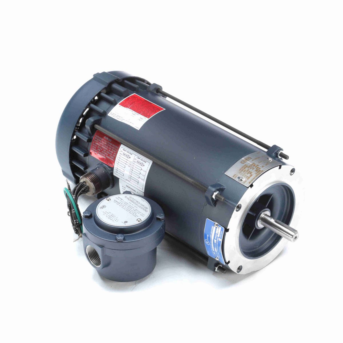 LEESON Explosion Proof Motor, 1.50 & 1.50 HP, 3 Ph, 60 & 50 Hz, 230/460 & 190/380 V, 1800 & 1500 RPM, 56C Frame, EPFC - 119430.00