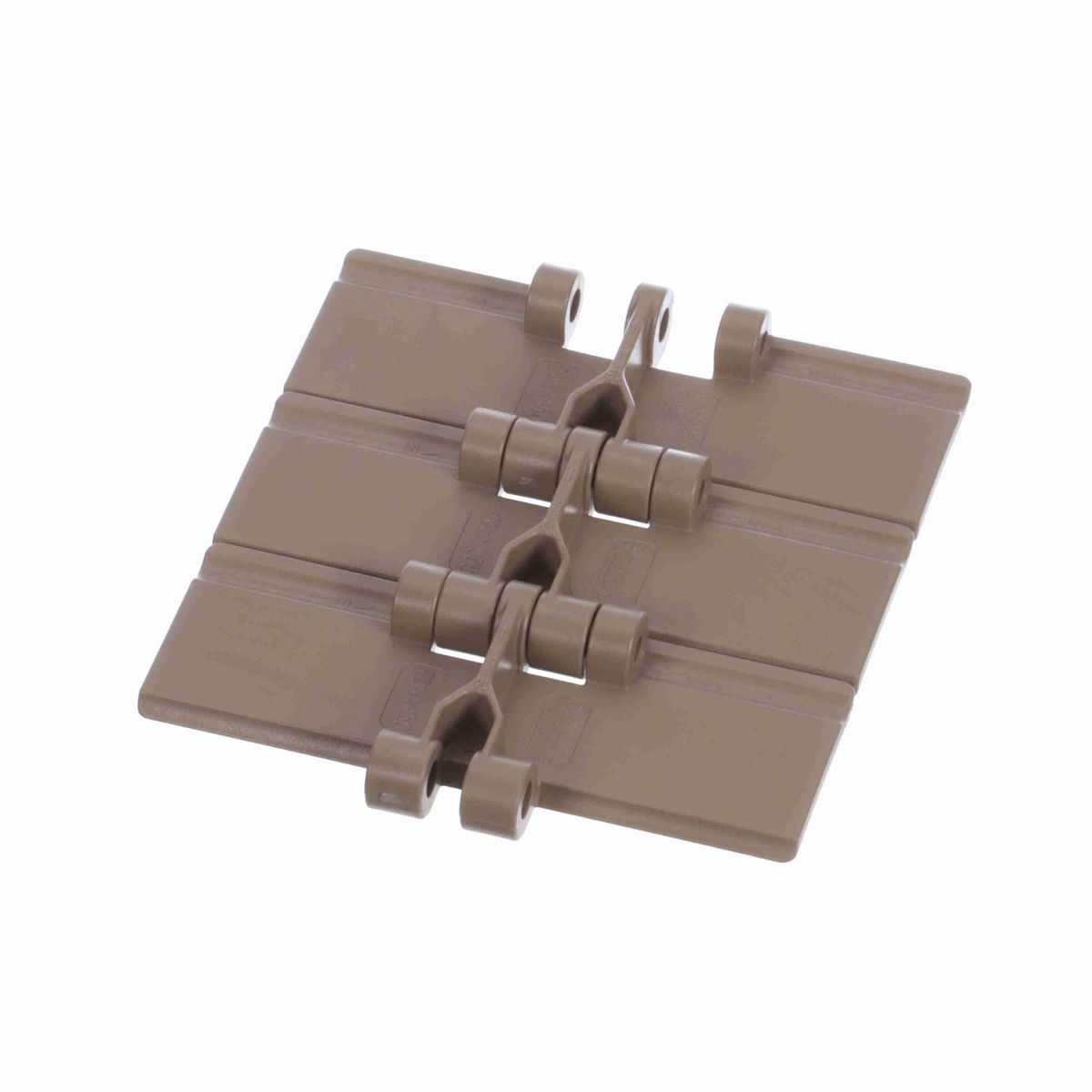 System Plast 820 Straight Running Solid Top, Material: Tan Low Friction, Width: 4.5in, Pitch: 1.5in - LF820-K450