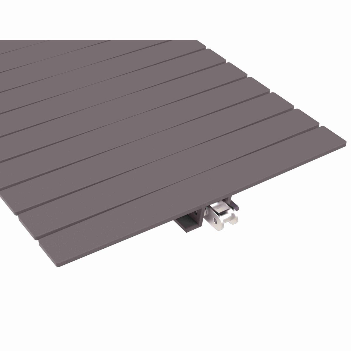 Rexnord 1873TAB Side-flexing Solid Top, Material: Brown High Performance, Width: 12in, Pitch: 1.5in - 81414076