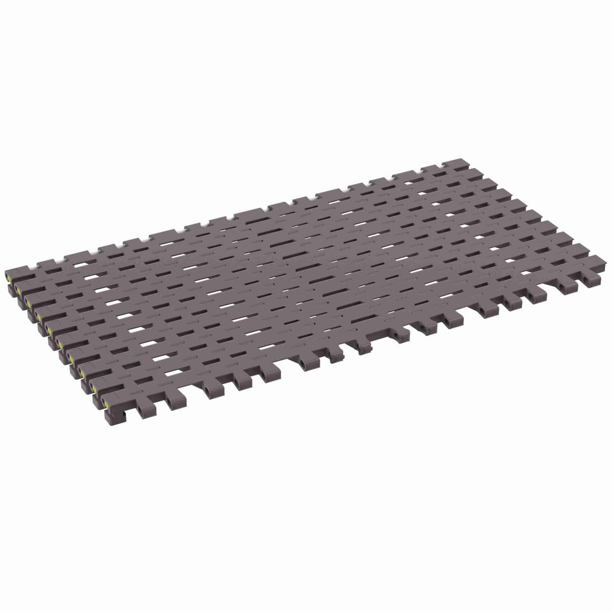 Rexnord 7956GT Side-flexing Flush Grid, Material: Brown High Performance, Width: 24in, Pitch: 1.25in - 10324712