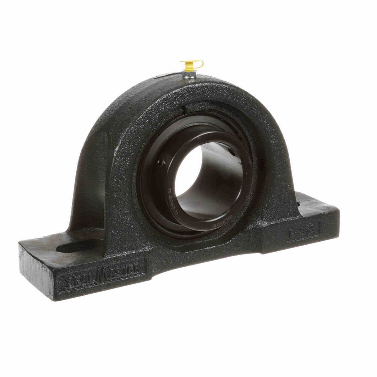 Sealmaster Mounted Cast Iron Two Bolt Pillow Block Ball Bearing - 52100 Bearing Steel, Black Oxided - Setscrew Lock - MP-48C