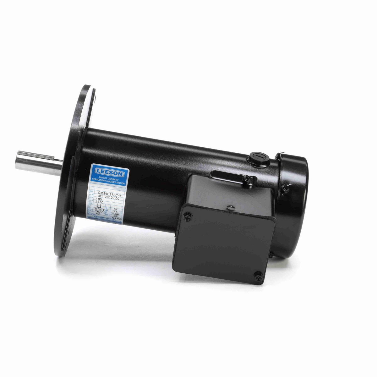 LEESON Sub-Fractional Motor, 0.25 HP, 180 V, 1750 RPM, 34 Frame, TEFC - M1130120.00